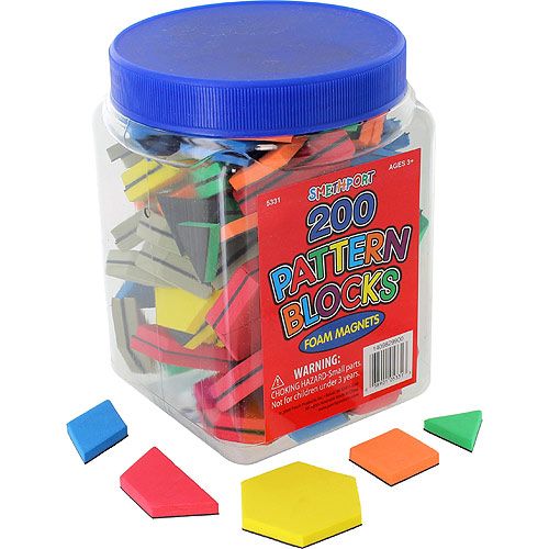 Magnetic Foam Pattern Blocks